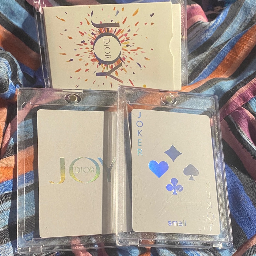 Dior Luxury Card Set Jokers with Holographic Accents